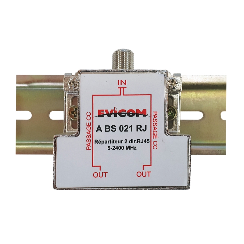 Evicom ABS081P Répartiteur TV ULB 5-2300 MHz 8 sorties Evicom